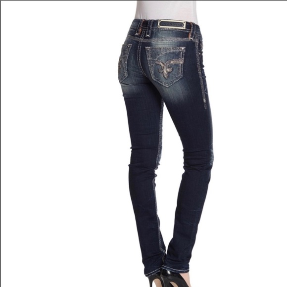 Rock Revival Henna Embellished Skinny Jeans - Picture 6 of 6